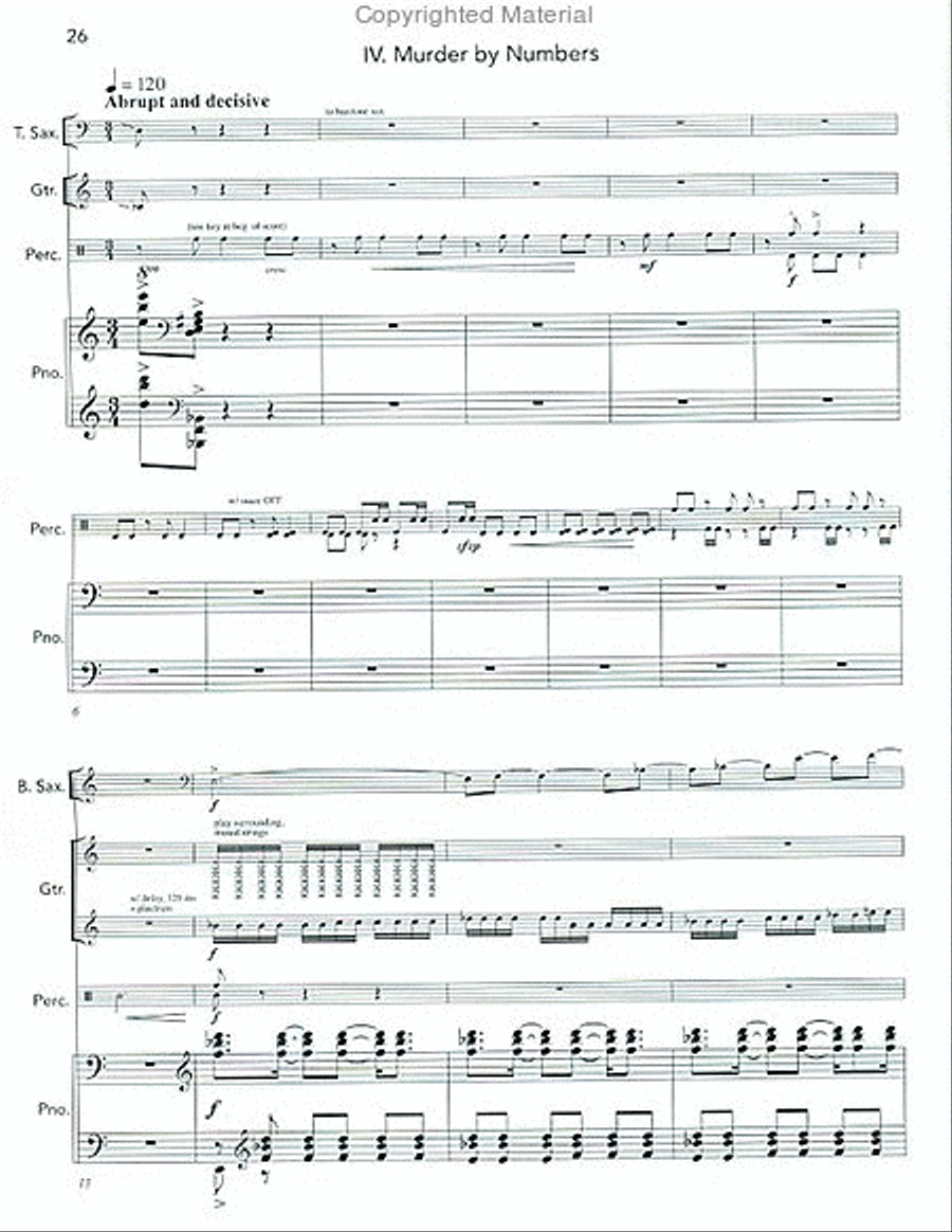 Atomic Variations Saxophone scores gallery preview page 7