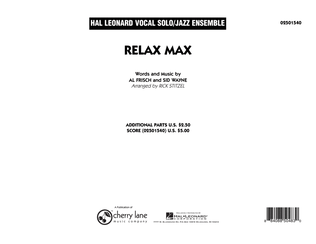 Relax Max (arr. Rick Stitzel) - Full Score