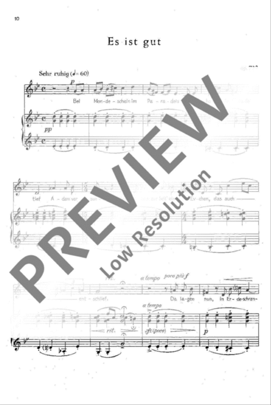 6 Gedichte Baritone Horn scores gallery preview page 11
