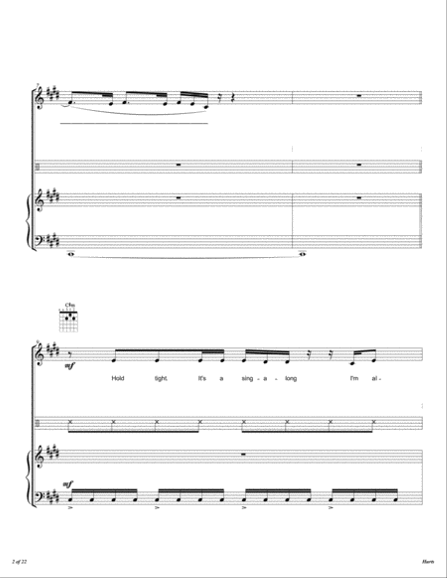 Hurts String Quartet scores gallery preview page 3