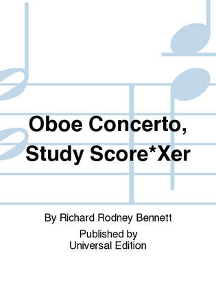 Oboe Concerto, Study Score*Xer