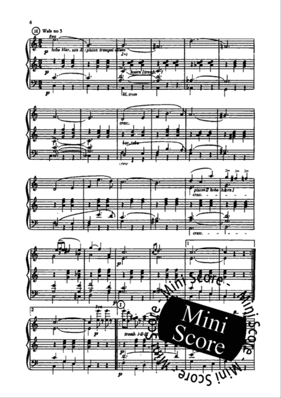 Les Patineurs Concert Band scores gallery preview page 8