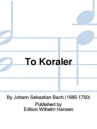 Book cover for To Koraler