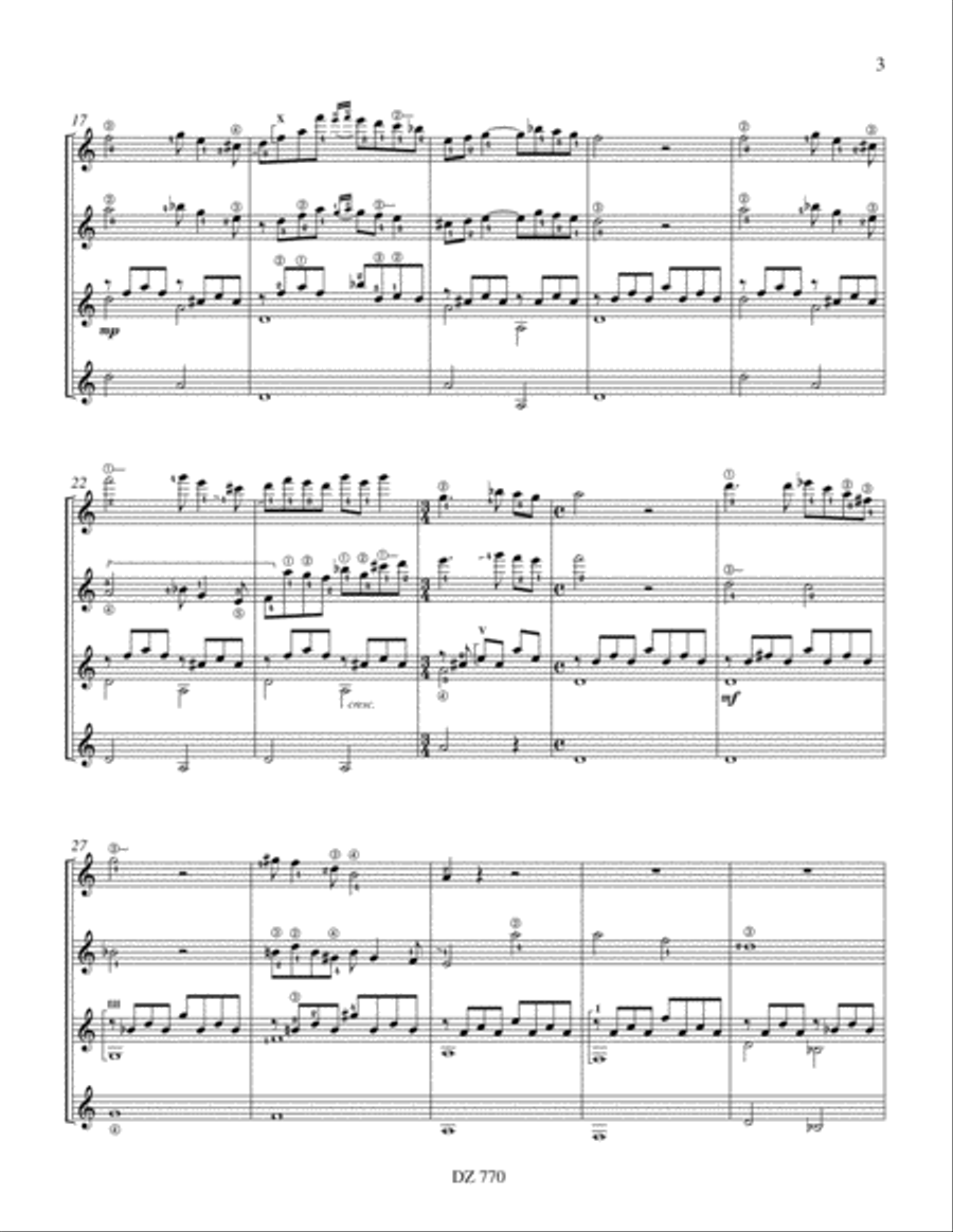 Lullaby Lullaby Guitar Ensemble scores gallery preview page 3