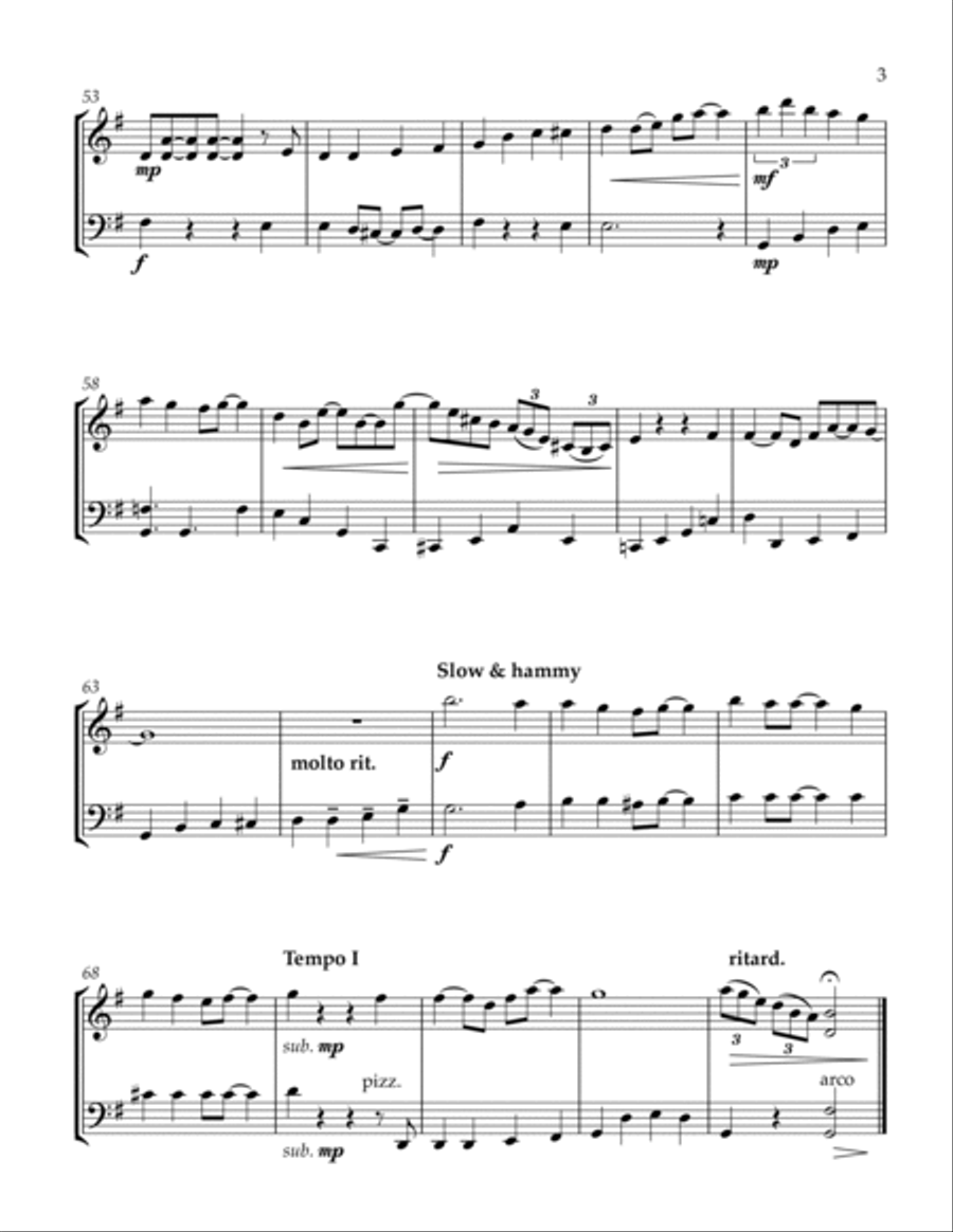 L-o-v-e String Duet scores gallery preview page 4