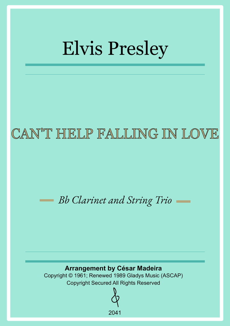 Can't Help Falling In Love