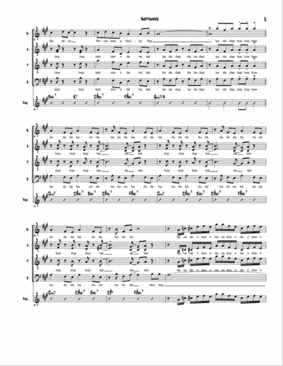 September September 4-Part scores gallery preview page 3
