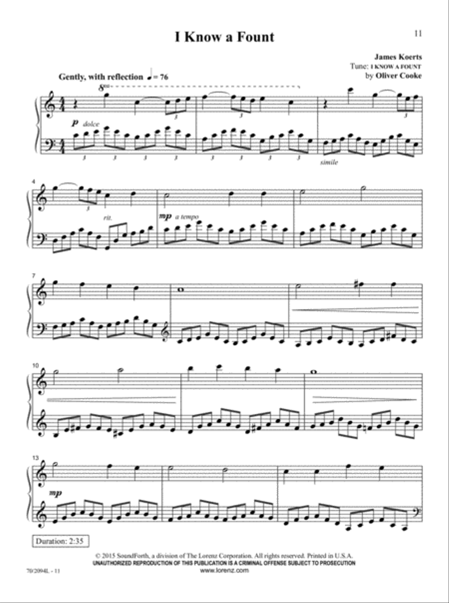 The Church Pianist's Library, Vol. 22 Piano Solo scores gallery preview page 5