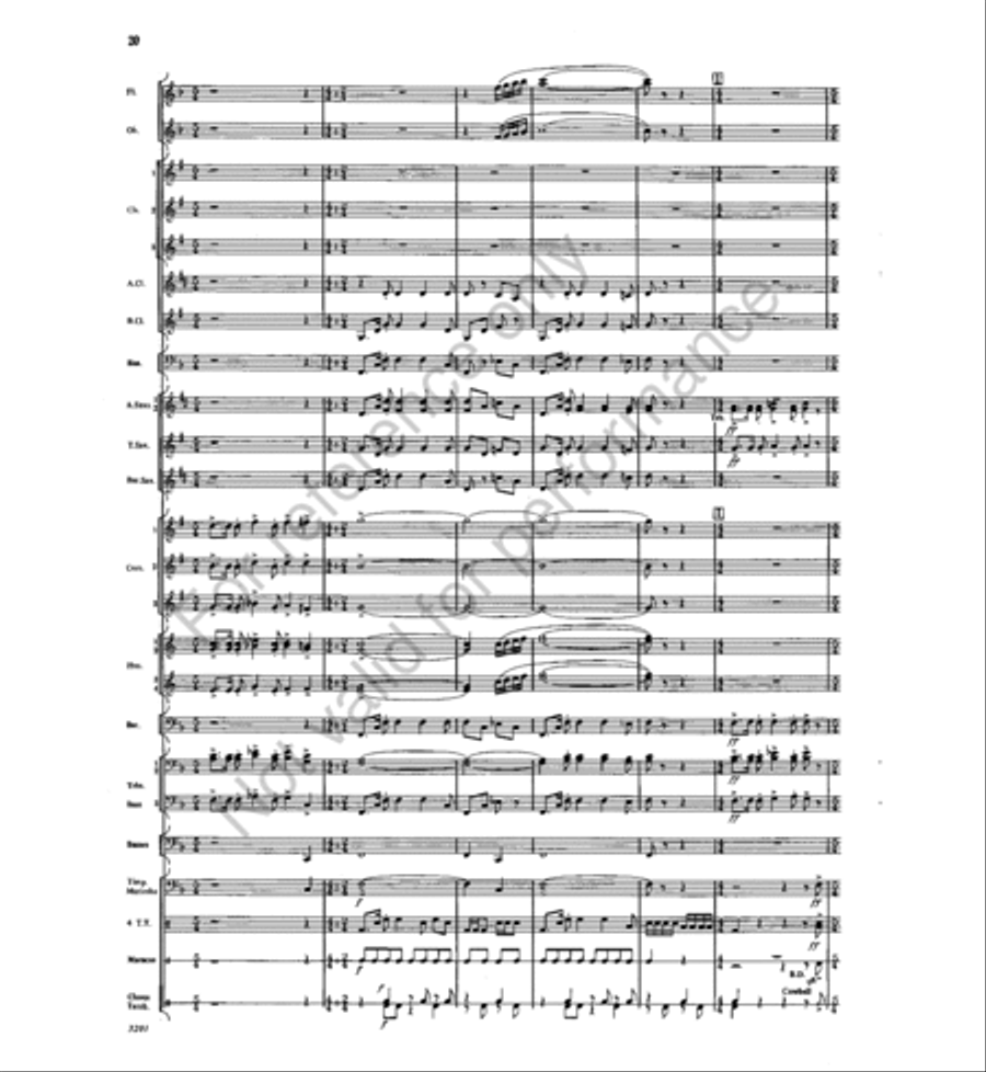 Symphonic Celebration and Dance Concert Band scores gallery preview page 19