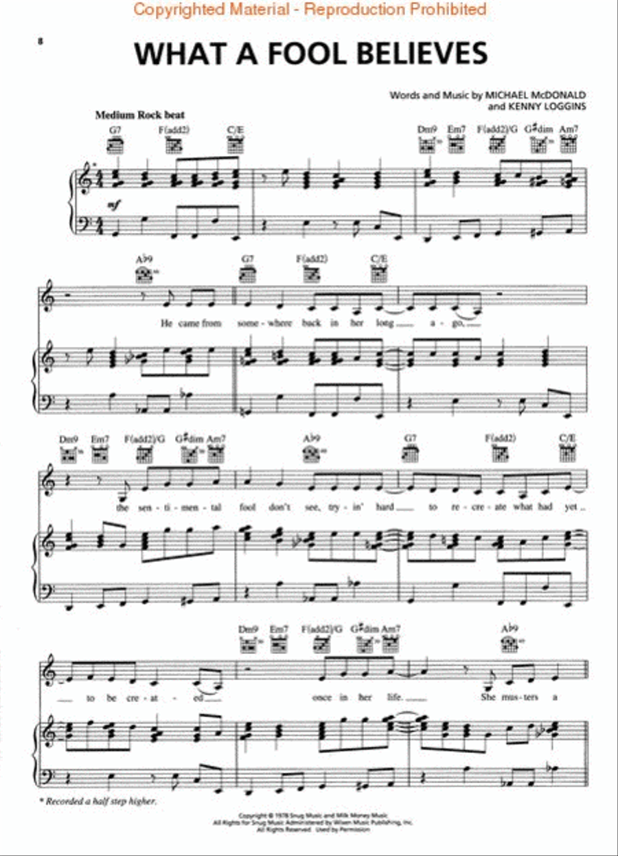Michael McDonald – The Ultimate Collection Piano, Vocal, Guitar scores gallery preview page 4