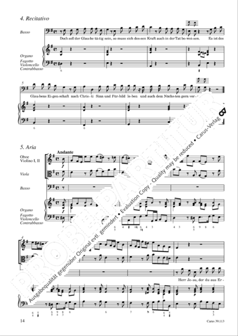 O where shall I now go (Wo soll ich fliehen hin) 4-Part scores gallery preview page 15