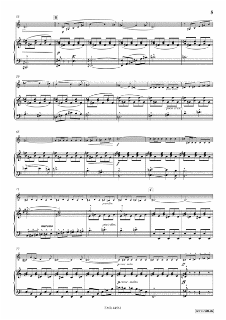 Scherzo Bass Clarinet scores gallery preview page 6