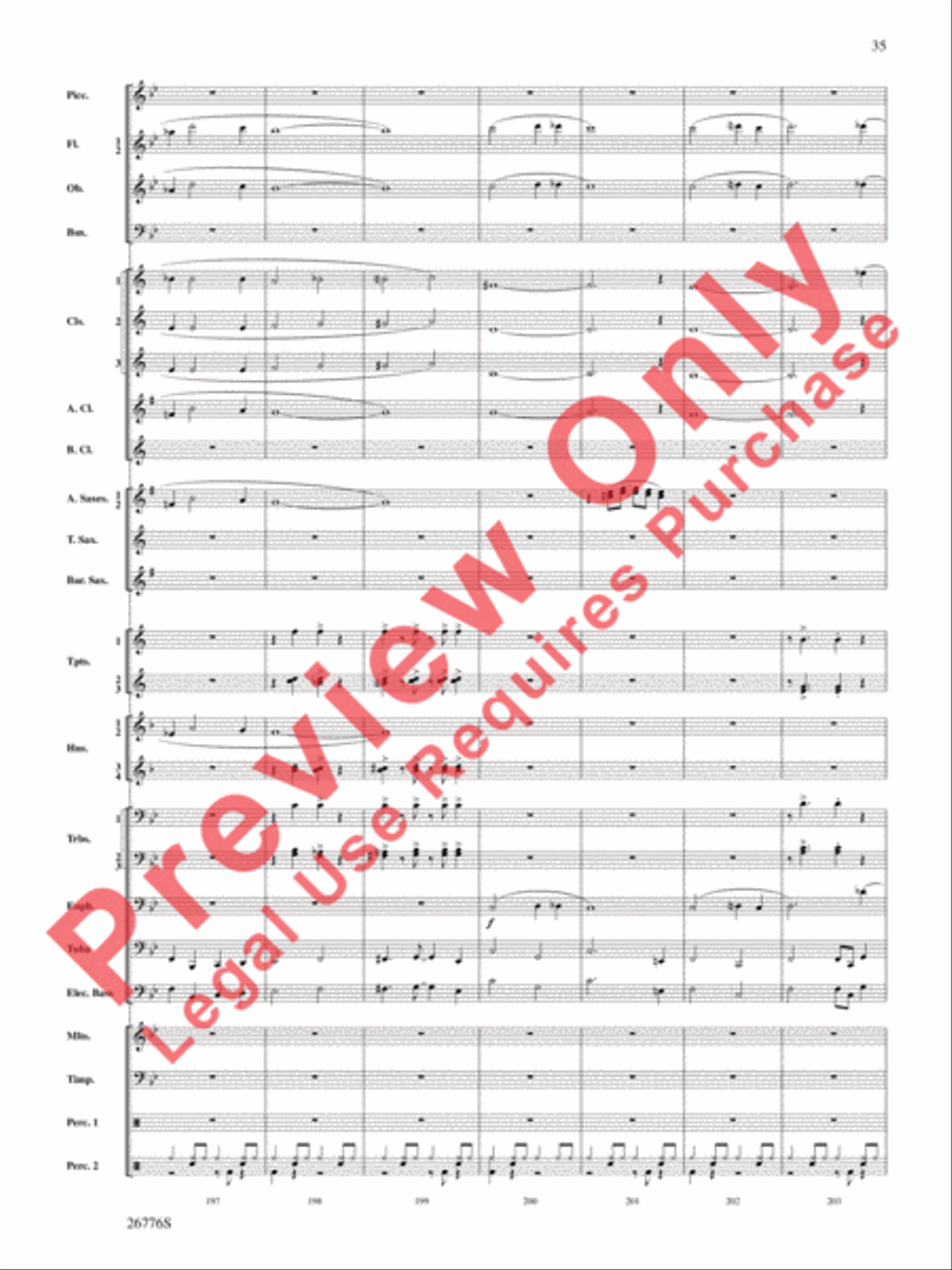 The Music of Disneyland Concert Band scores gallery preview page 36