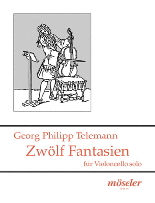Book cover for 12 Fantasien TWV 40:14-25