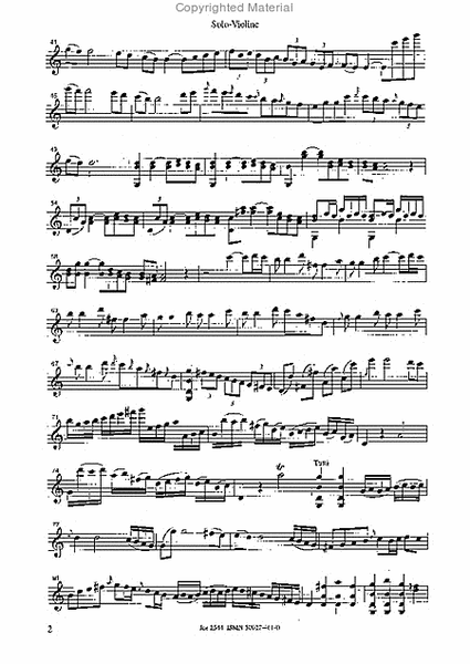 Konzert fur Violine und Orchester op. 3 Nr. 4 C-Dur