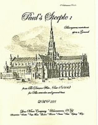Paul's Steeple from The Division Flute (1706)