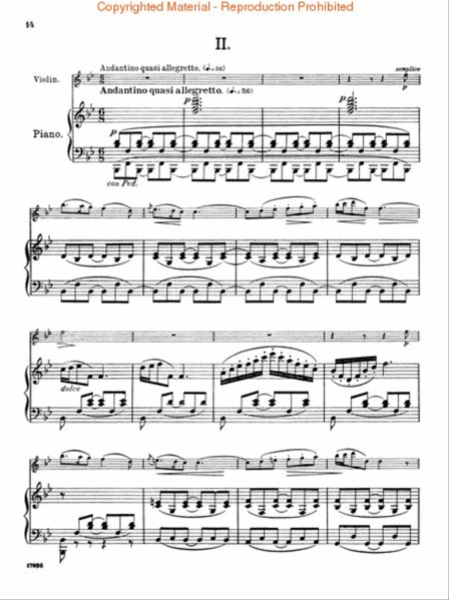 Third Concerto in B Minor, Op. 61 Violin Solo scores gallery preview page 2