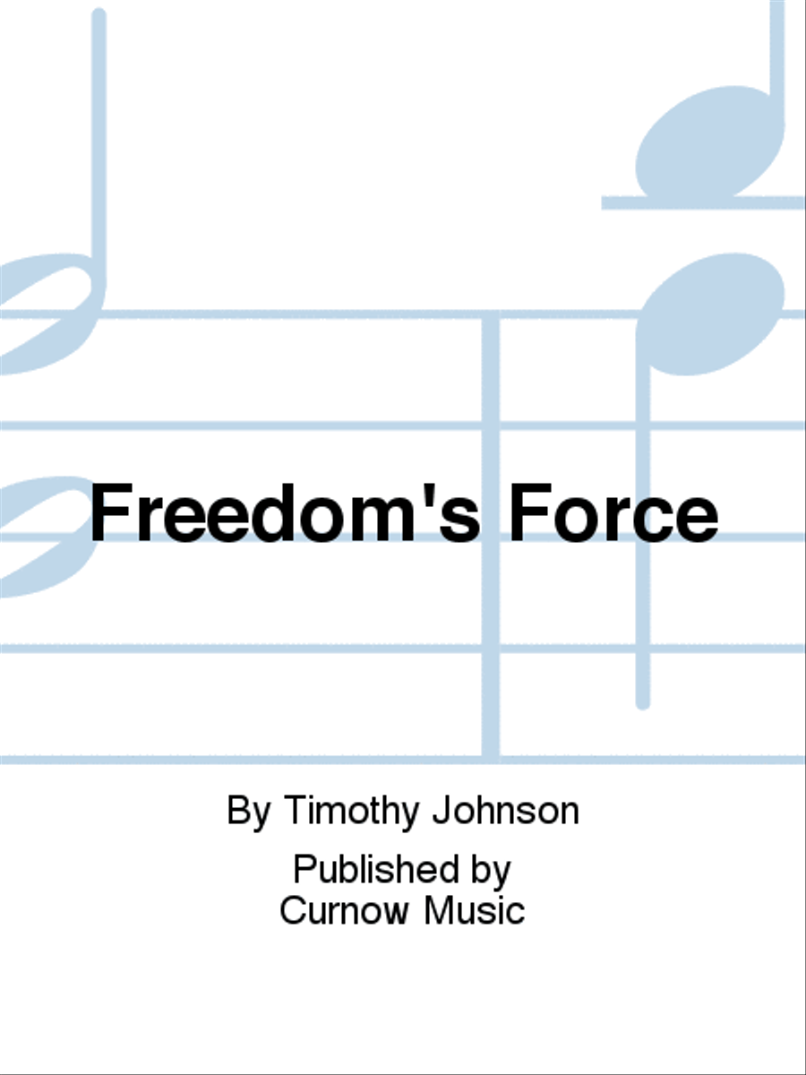 Freedom's Force Concert Band scores gallery preview page 1