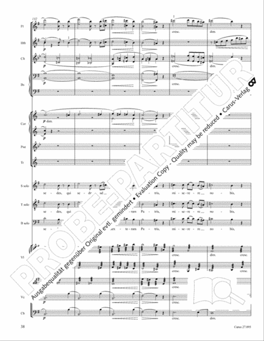 Messe solennelle de sainte Cecile STB scores gallery preview page 51
