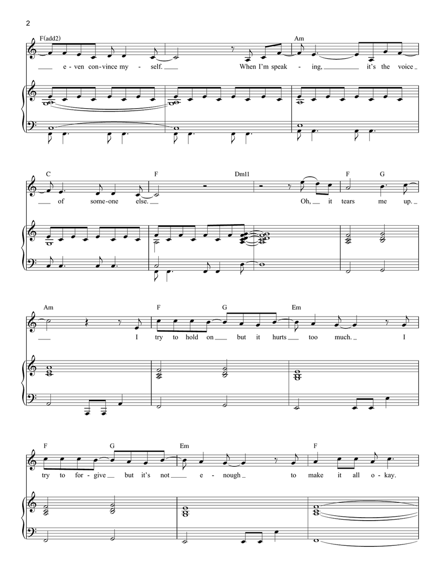 Broken Strings Low Voice scores gallery preview page 2