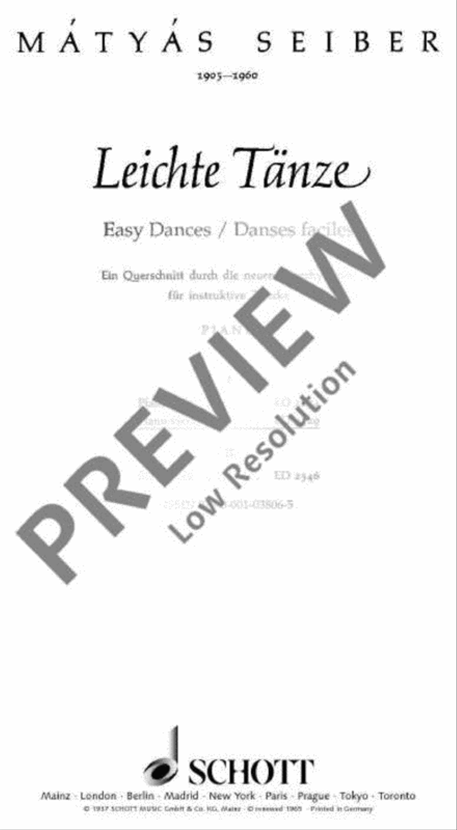 Easy Dances Piano Duet scores gallery preview page 2