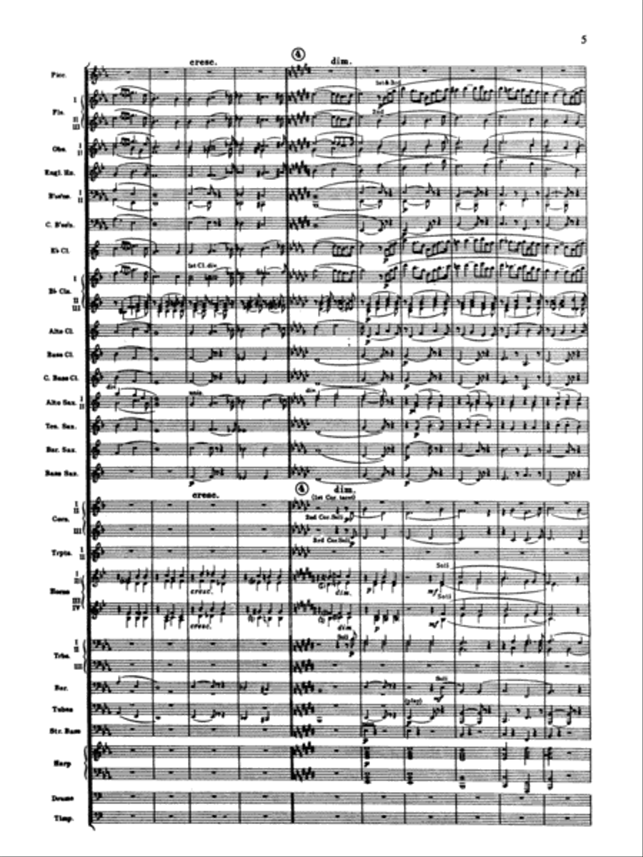Elsa's Procession to the Cathedral: Score Concert Band scores gallery preview page 5