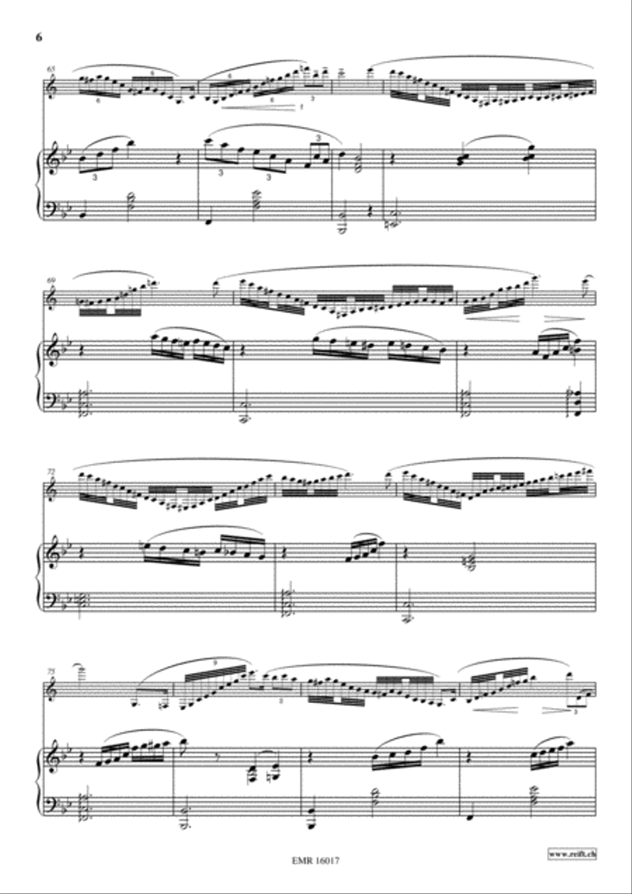 Variations On The Tyrolienne Clarinet Solo scores gallery preview page 7