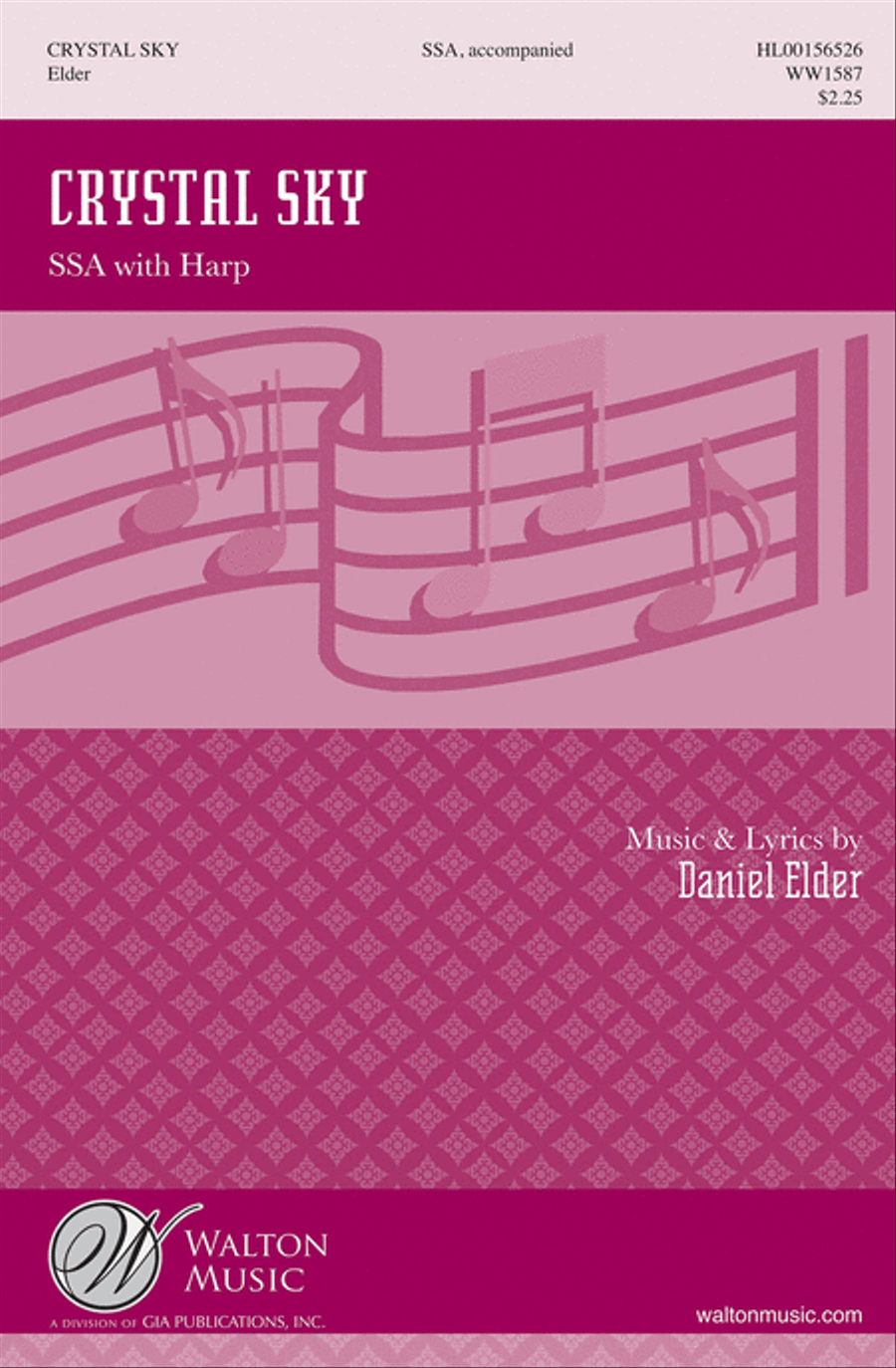 Crystal Sky (Vocal Score) SSA scores gallery preview page 1