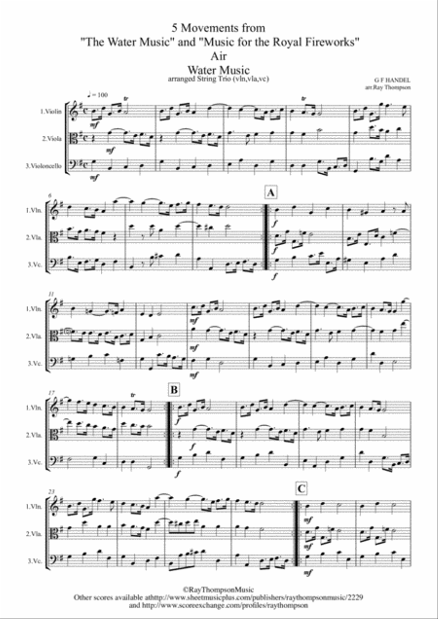 Handel: 5 Movements from 