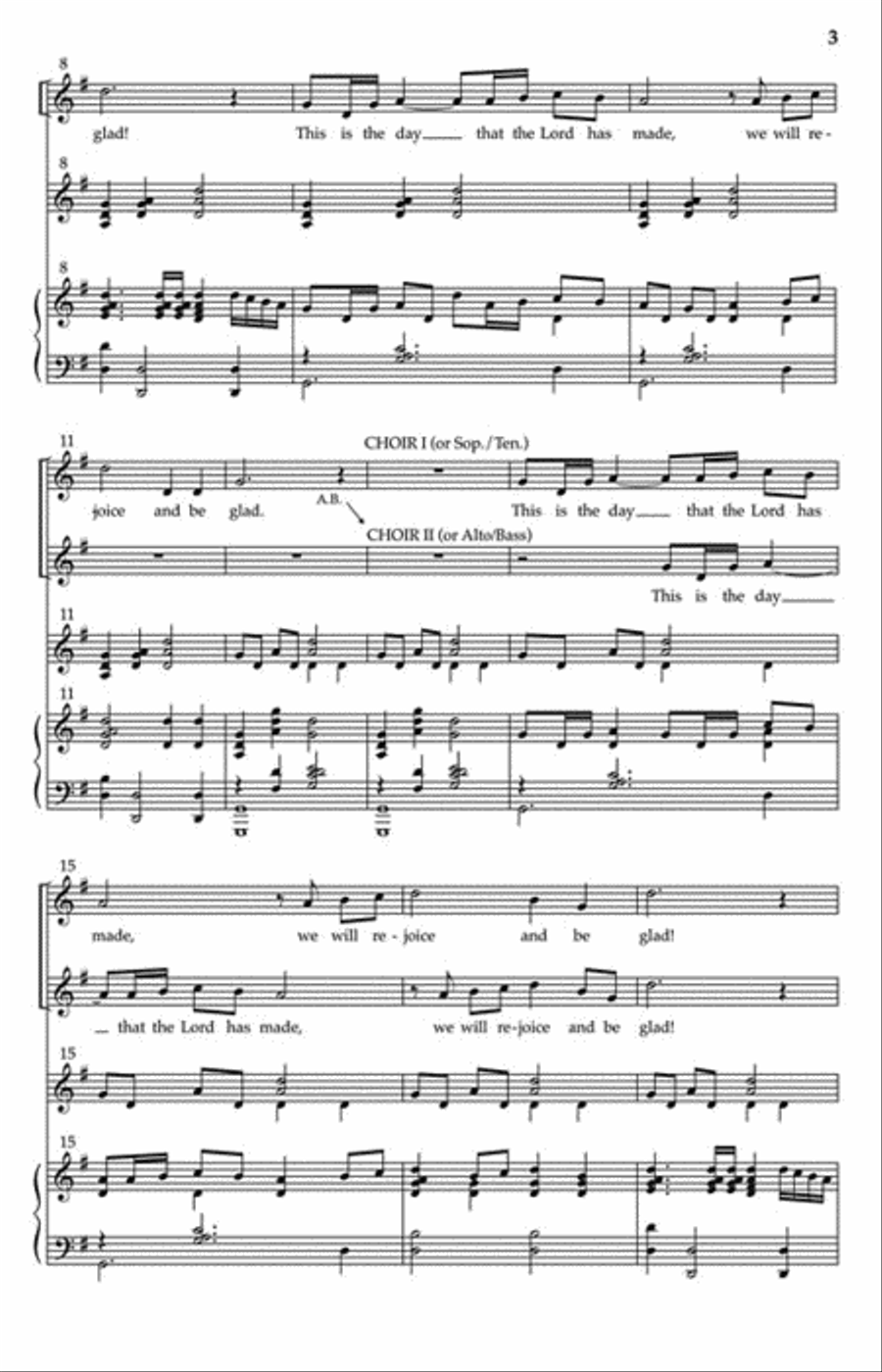 Service Music from Salisbury 4-Part scores gallery preview page 3