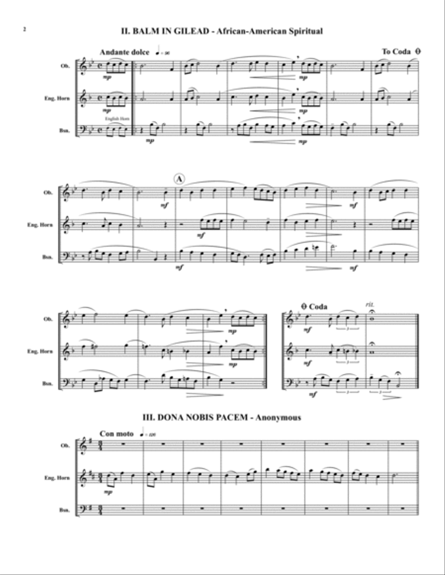 Three Centuries of Music Three Centuries of Music Woodwind Trio scores gallery preview page 2