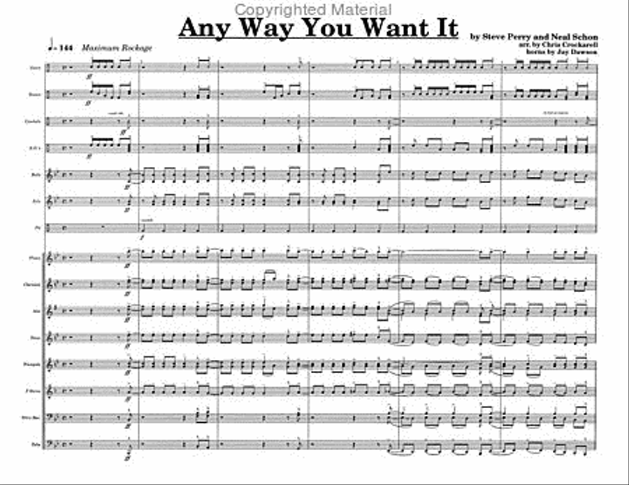 Any Way You Want It Percussion Ensemble scores gallery preview page 3