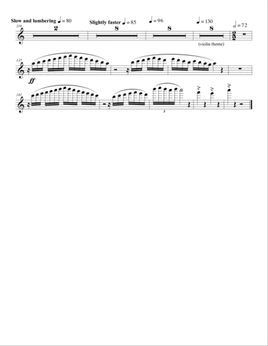 Tetris for orchestra -- parts only Full Orchestra scores gallery preview page 2
