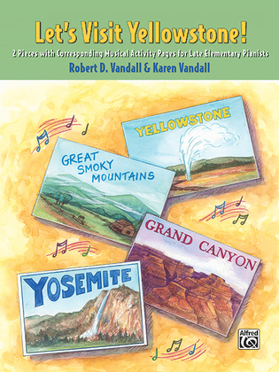 Book cover for Let's Visit Yellowstone!