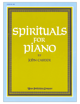 Book cover for Spirituals for Piano-Digital Download