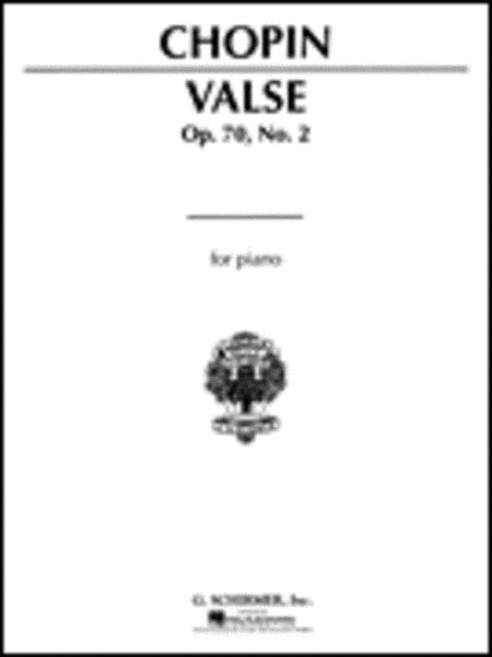 Waltz, Op. 70, No. 2 in F Minor