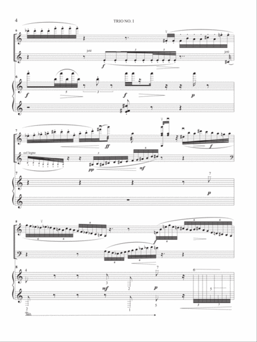 [Read] Piano Trio No. 1 Piano Trio scores gallery preview page 6