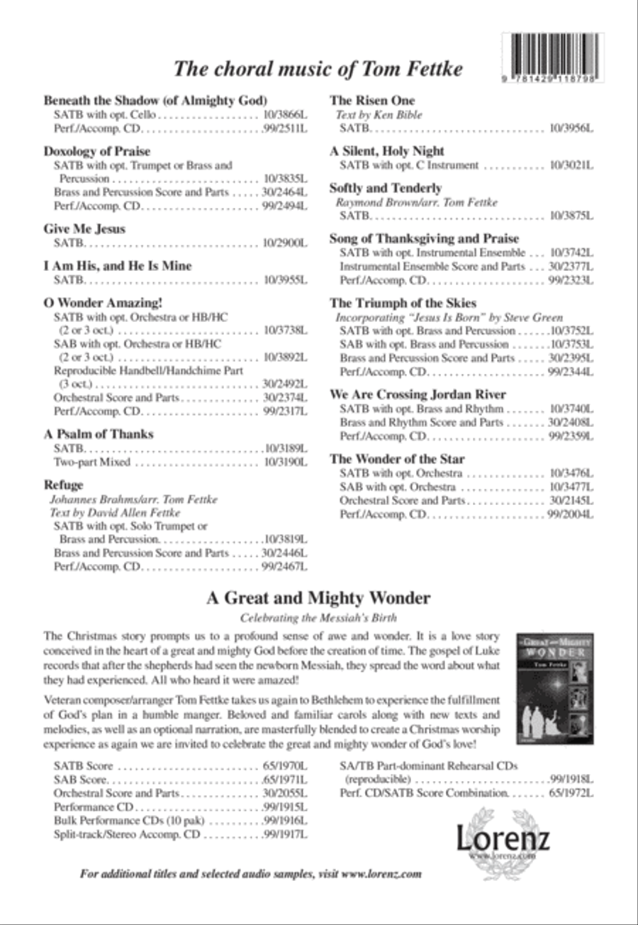 The Splendor of His Holiness 4-Part scores gallery preview page 13