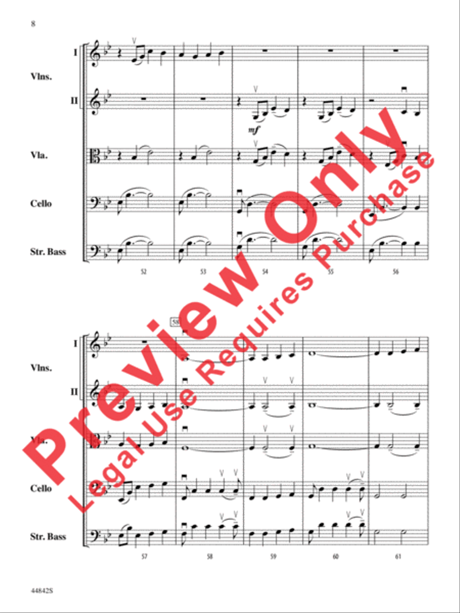 Russian Fantasy Russian Fantasy String Orchestra scores gallery preview page 21