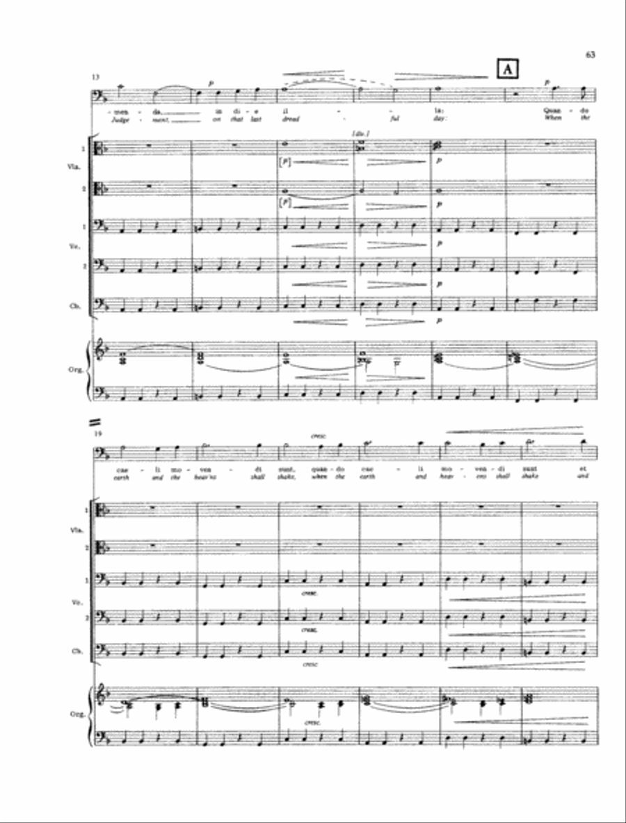 Requiem (1893 version) 4-Part scores gallery preview page 10