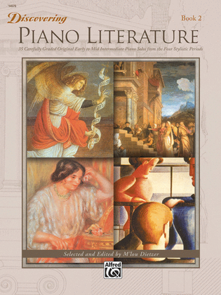 Book cover for Discovering Piano Literature, Book 2