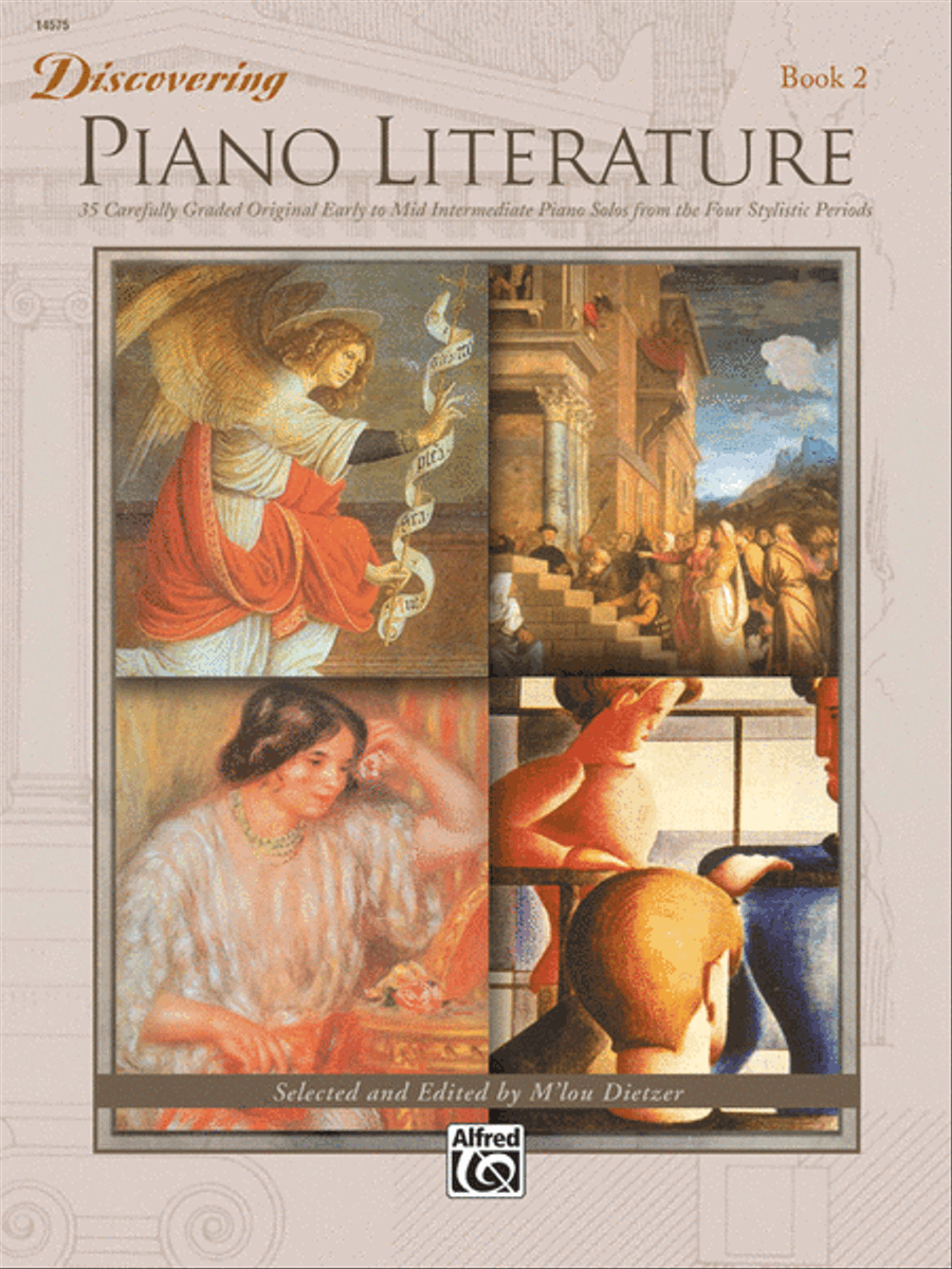 Book cover for Discovering Piano Literature, Book 2