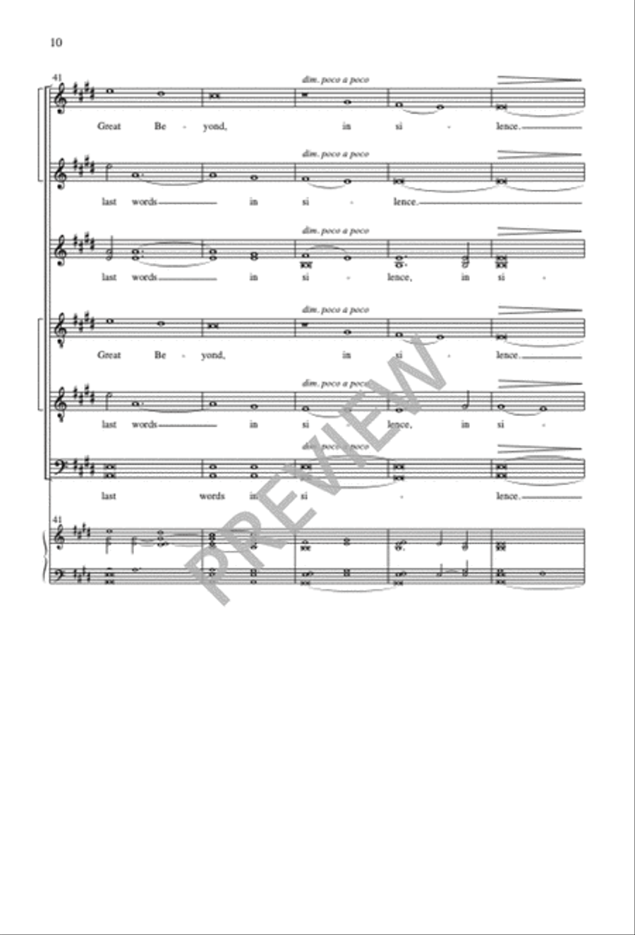 In Silence Divisi scores gallery preview page 11