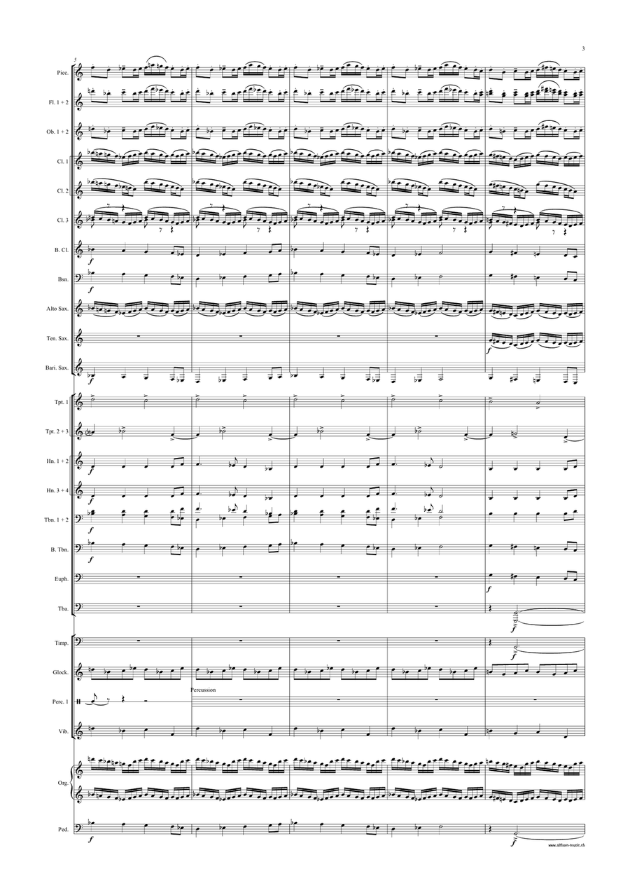 Gloria in excelsis Deo (Hört der Engel helle Lieder) Concert Band scores gallery preview page 4