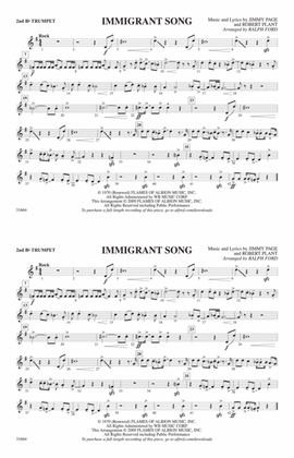 Immigrant Song: 2nd B-flat Trumpet
