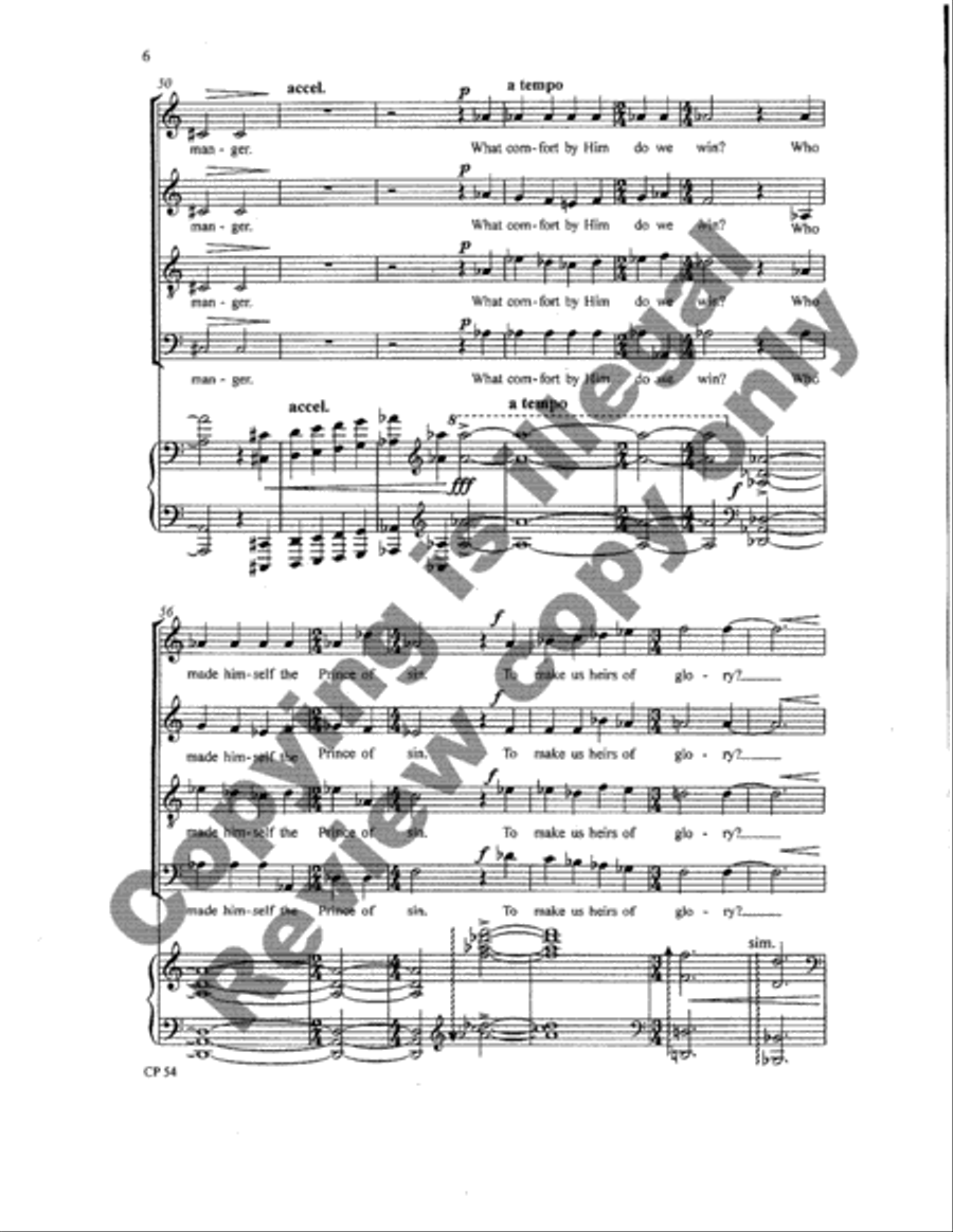 Hymn to the Nativity Hymn to the Nativity 4-Part scores gallery preview page 13