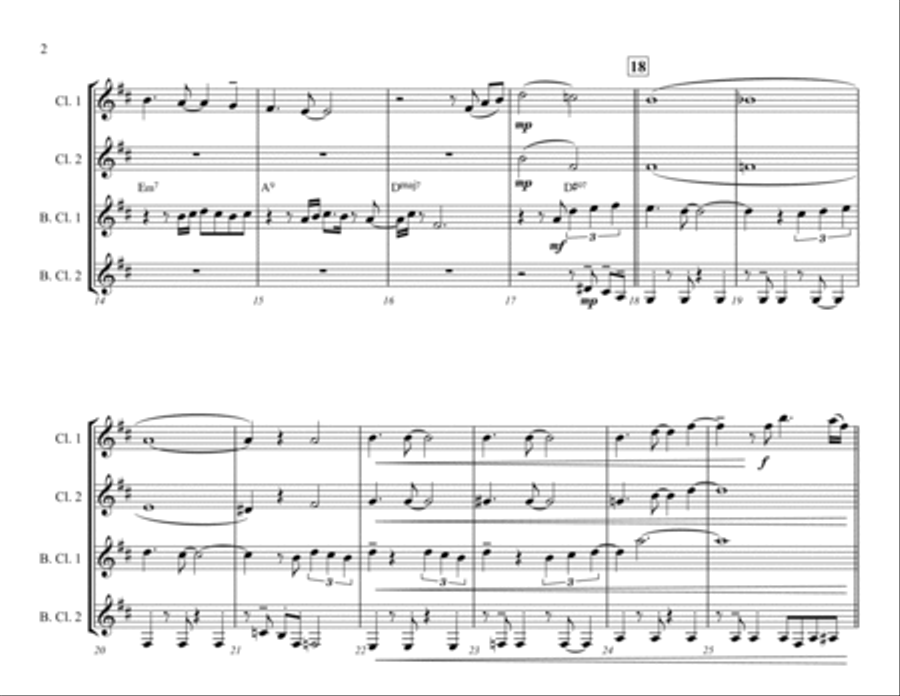 Death Of A Bachelor Death Of A Bachelor Woodwind Quartet scores gallery preview page 2