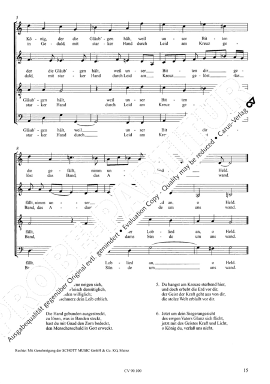 Chorsatze zum Evangelischen Gesangbuch Choir scores gallery preview page 20