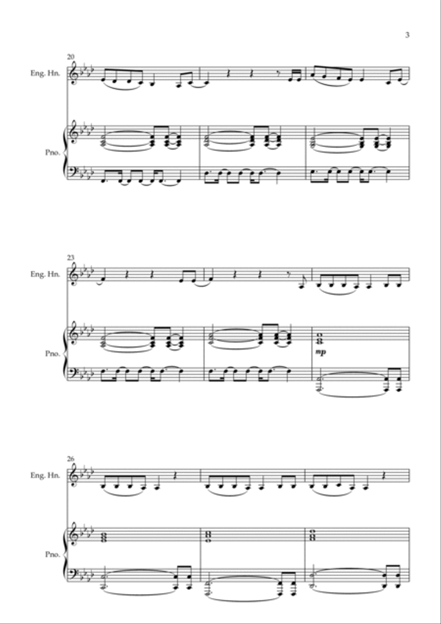 Love Me Like You Do Love Me Like You Do English Horn scores gallery preview page 3