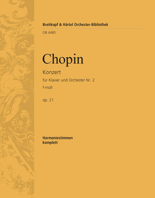 Book cover for Piano Concerto No. 2 in F minor Op. 21